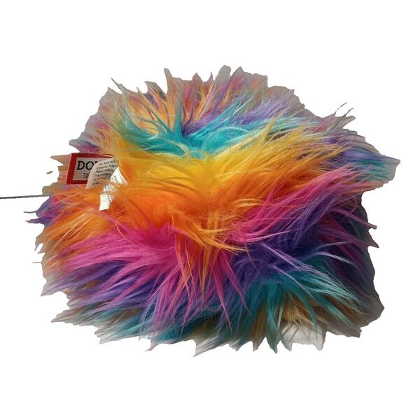 Douglas Cuddle Toys Izzy Owl Fuzzle Rainbow Tie Dye Plush Stuffed Animal 13” Toy - Picture 4 of 4